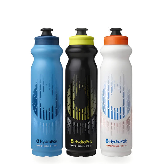 Hydrapak Tempo Running Water Bottles (400ml) (Pack Of 3)