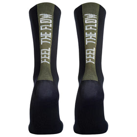 Northwave Feel The Flow Winter Socks-Black/Forest Green
