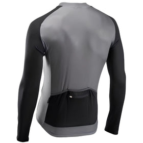 Northwave Blade 4 Long Sleeve Jersey-Dark Grey/Yellow Fluo