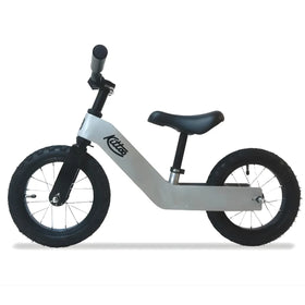 Kittoo No-Pedal Alloy Kids Balance Bicycle (Mercury Silver)