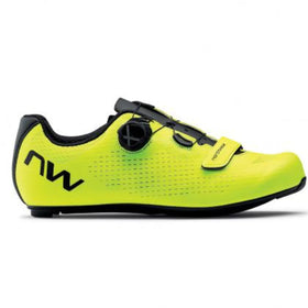 Northwave Storm Carbon 2 Road Shoes-Yellow Fluo/Black