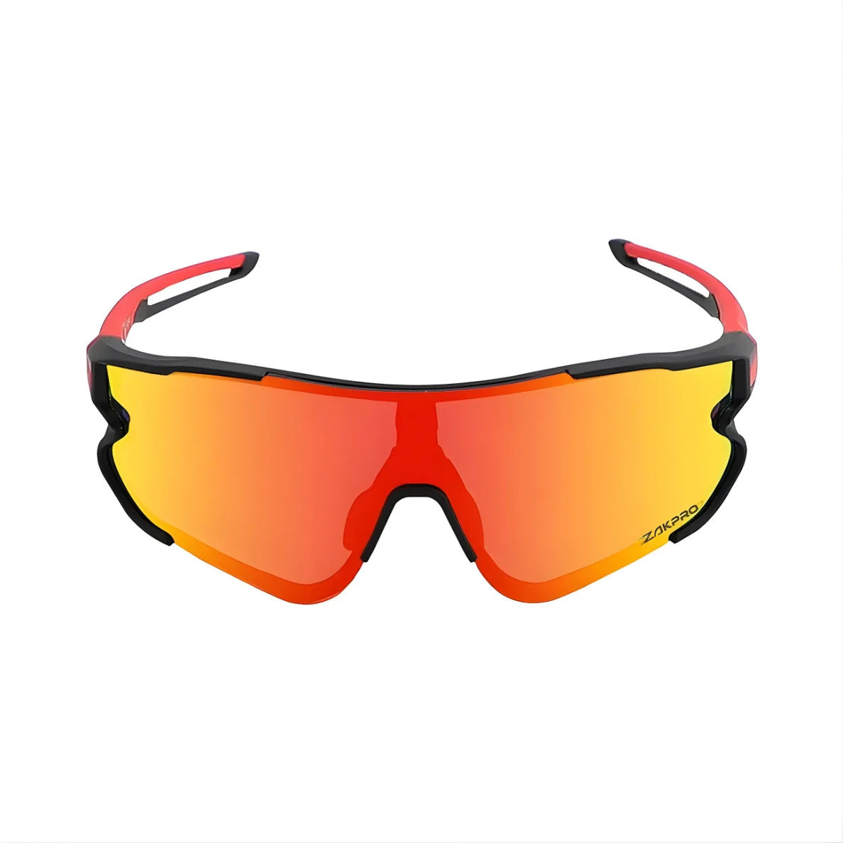 Zakpro Professional Outdoor Sport Sunglasses (Bright Red)