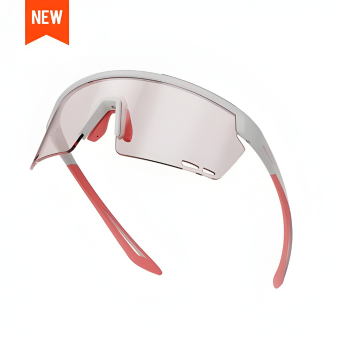 Magicshine Rouler Night Vision Sports Sunglasses-White/Pink