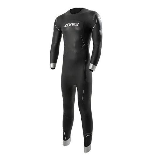 Zone 3 Agile Men's Wetsuit (Black/Silver/Gunmetal)