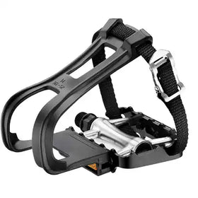 GIANT DOMAIN PEDAL WITH TOE CLIPS