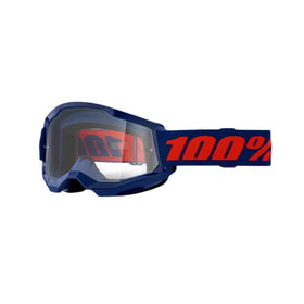 100% STRATA 2 Goggle Navy - Clear Lens