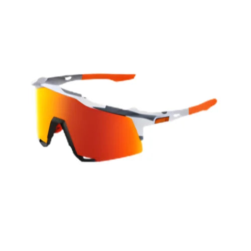 SPEEDCRAFT - Soft Tact Grey Camo - HiPER Red Multilayer Mirror Lens