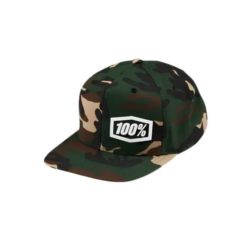 100% MACHINE Snapback Cap Camo - OS