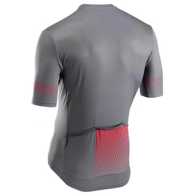 Northwave Origin Jersey-Dark Grey/Red