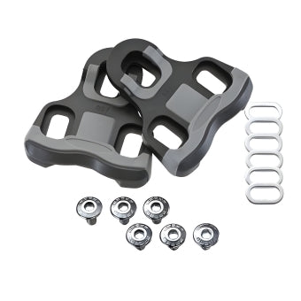 Xpedo Thrust 7 Cleat For Road Pedal (KEO Compatible) 0 Deg Float-Black/Grey