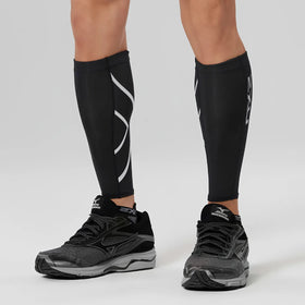 2XU UA1987B Compression Calf Guard (Black/Black)