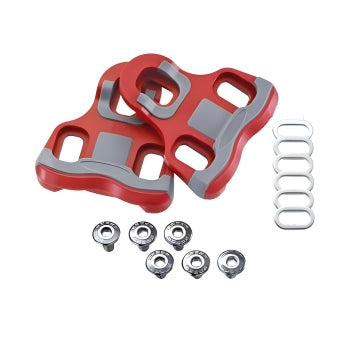 Xpedo Thrust 7 Cleat For Road Pedal (KEO Compatible) 6 Deg Float-Red