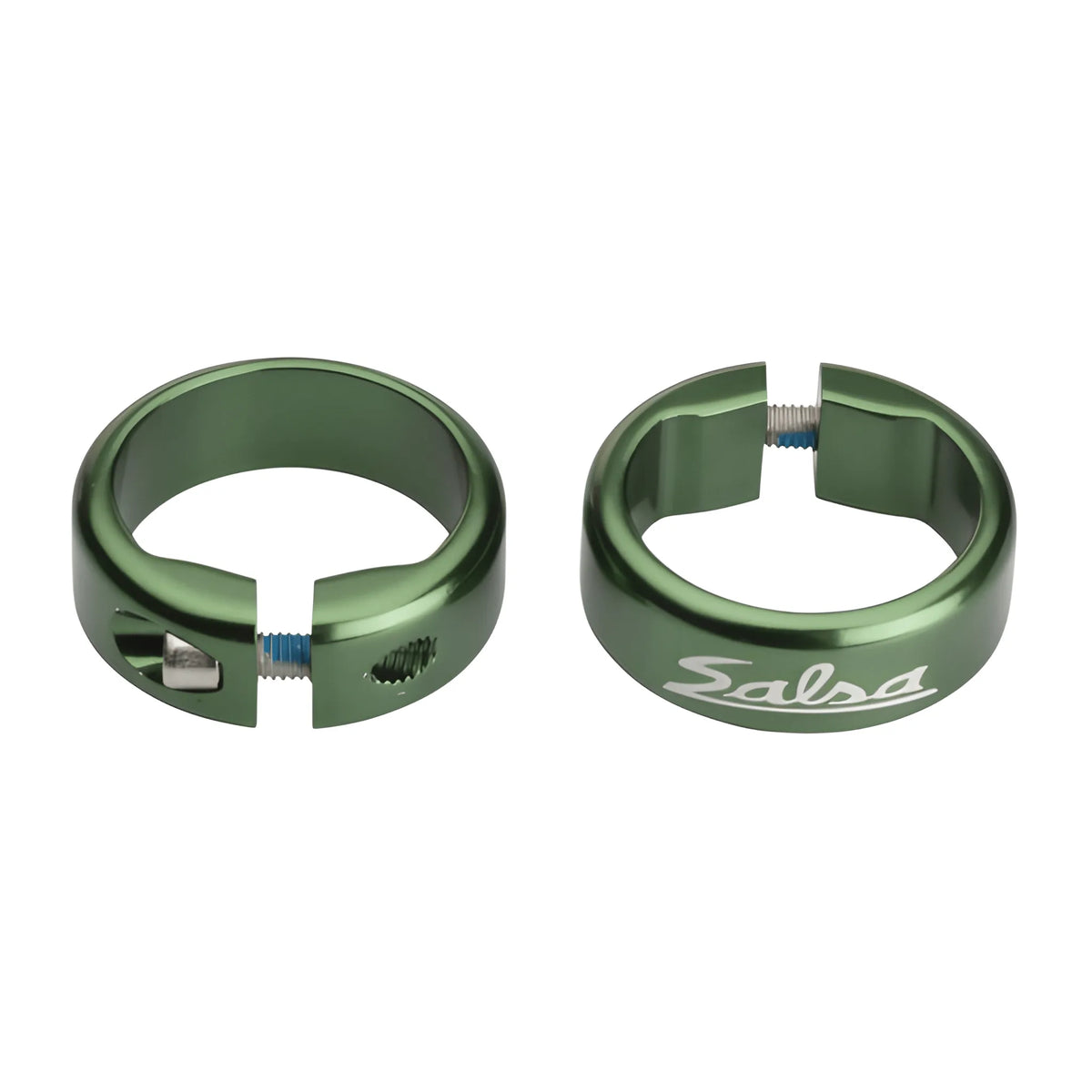 Salsa Lock-On Collars - Dark Green