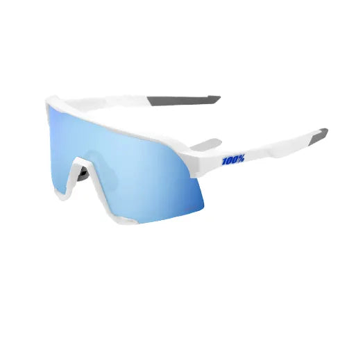 S3 - Matte White - HiPER Blue Multilayer Mirror Lens