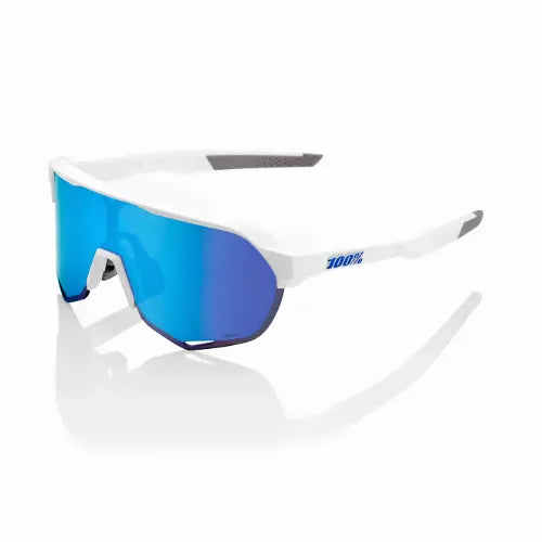 S2 - Matte White - HiPER Blue Multilayer Mirror Lens