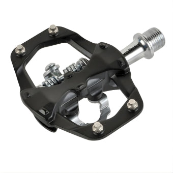 Xpedo TRVS Duo Clipless Pedal (One Side SPD)-Black
