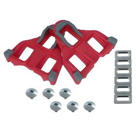 Xpedo Sonic 9 Cleat For Road Pedal (Shimano SPD-SL Compatible)(4 Deg Float)-Red