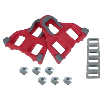 Xpedo Sonic 9 Cleat For Road Pedal (Shimano SPD-SL Compatible)(4 Deg Float)-Red