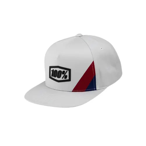 100% CORNERSTONE Snapback Hat Light Grey -OS100% CORNERSTONE Snapback Hat Light Grey -OS