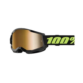 100% STRATA 2 Goggle Solar Eclipse - Mirror True Gold Lens