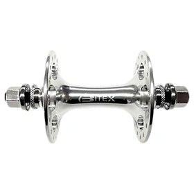 Bitex TKF10 Front Track Hub, Silver, 32h, 100mm
