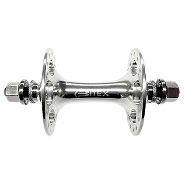 Bitex TKF10 Front Track Hub, Silver, 32h, 100mm