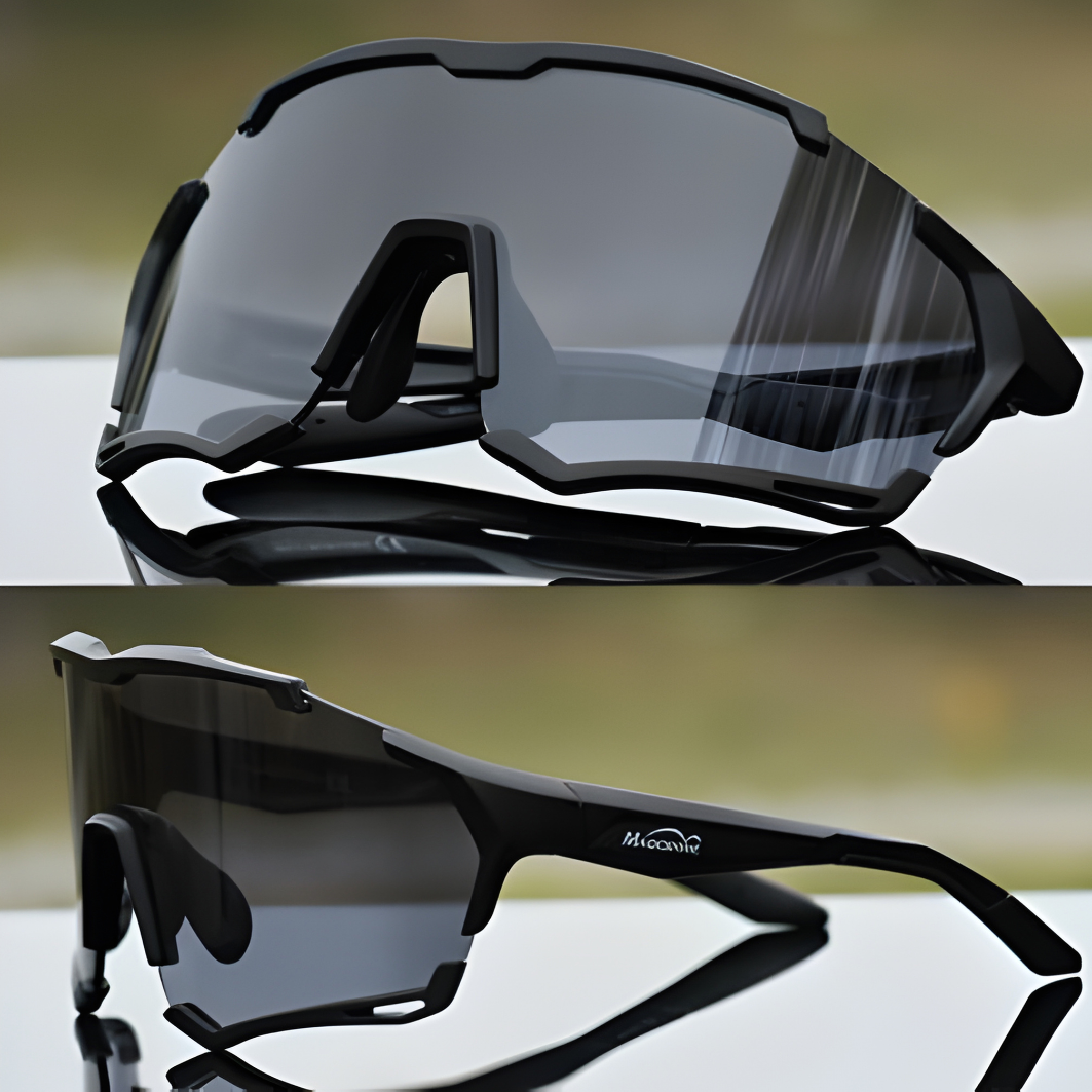 Magicshine Versatiler Photochromic Sunglasses-Clear/Black