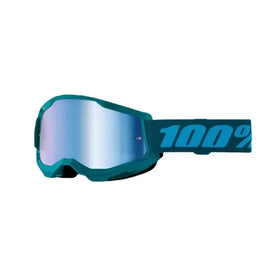 100% STRATA 2 Goggle Stone - Mirror Blue Lens
