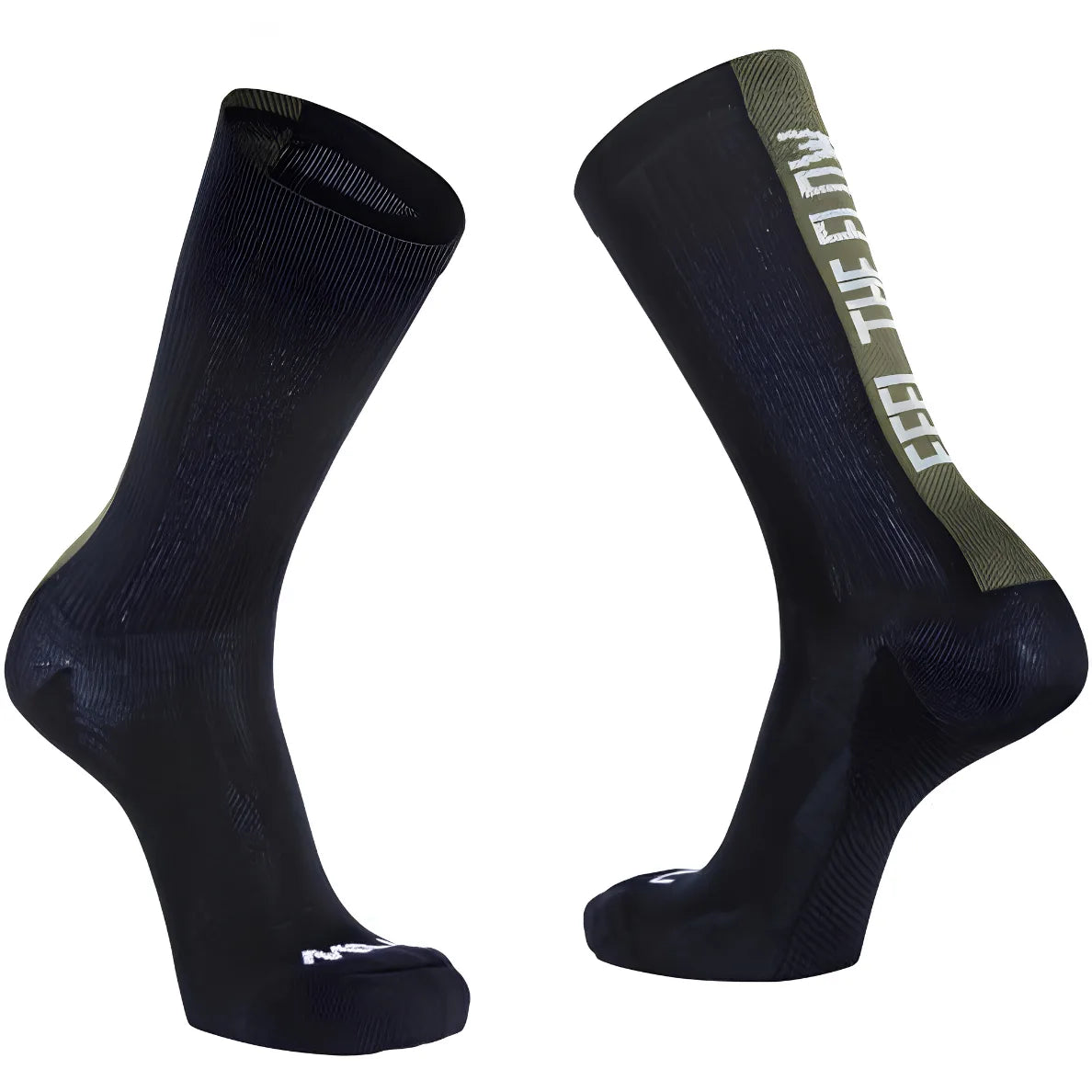 Northwave Feel The Flow Winter Socks-Black/Forest Green