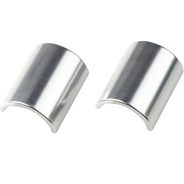 VO Alloy Handlebar Shims, 31.8mm to 26.0mm, Silver