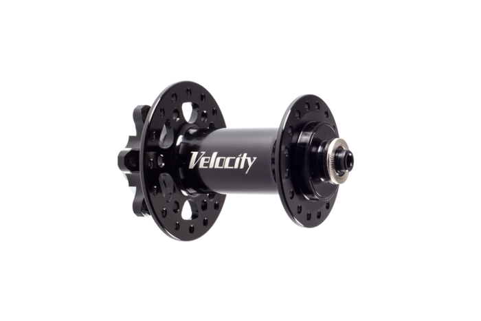 Velocity ATB Disc Convertible Hub Front - 32h Black