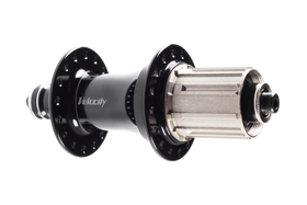 Velocity Road Hub Rear - 130mm 32h Black (11S)