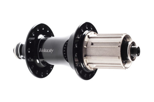 Velocity Road Hub Rear - 130mm 32h Black (11S)