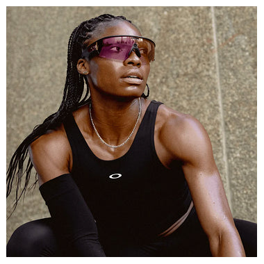 Oakley Meta Vanguard black Frame with prizm transitions ember / Transitions Lenses