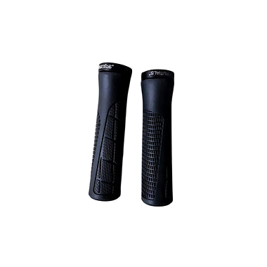 Krutials KRHG-09 Handlebar Grips (Black /Metal Black)
