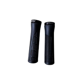 Krutials KRHG-09 Handlebar Grips (Black /Metal Black)