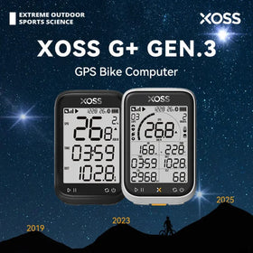 XOSS G3+ Gen3 GPS Bike Computer ANT+ Cycling Computer 40H Battery IPX7 Wireless