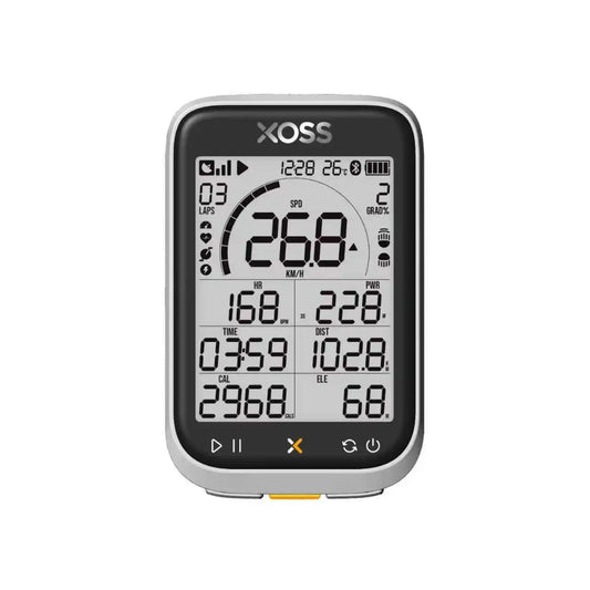 XOSS G3+ Gen3 GPS Bike Computer ANT+ Cycling Computer 40H Battery IPX7 Wireless