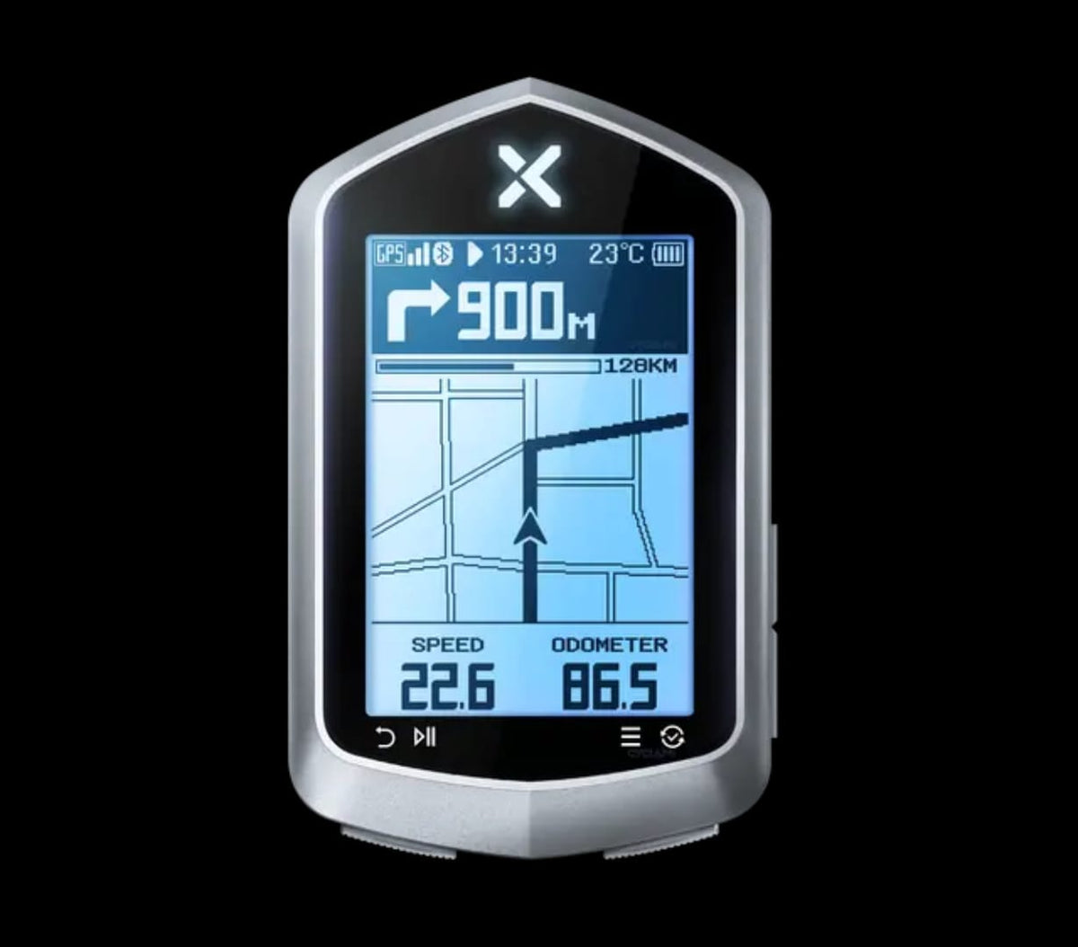 XOSS NAV+ GPS Bike Computer with Offline Navigation, ANT+ & IPX7 Waterproof Wireless