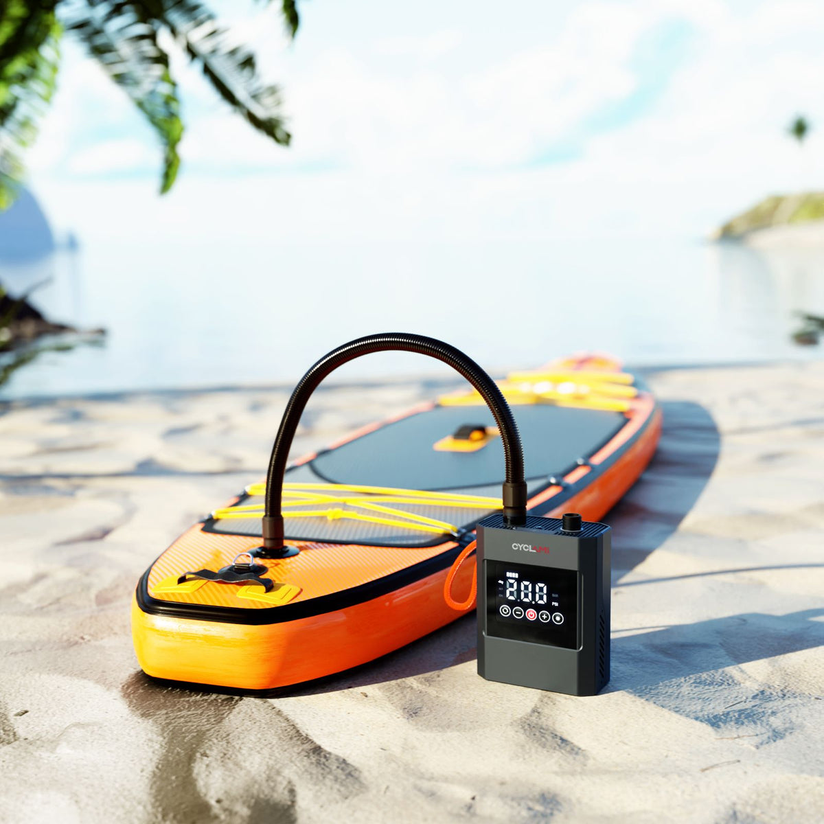 Cyclami Q2 SUP Electric Pump with 12000mAh Battery