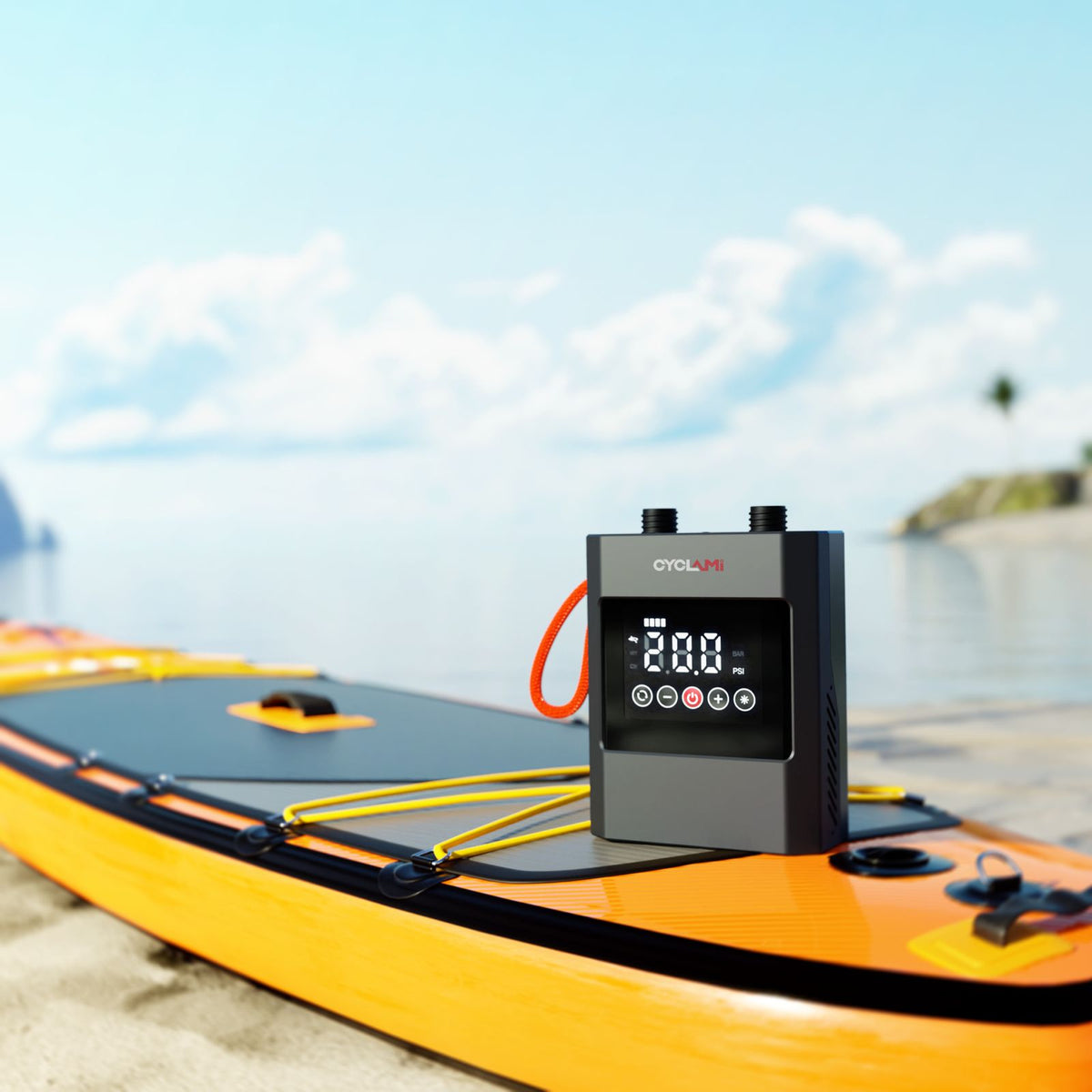 Cyclami Q2 SUP Electric Pump with 12000mAh Battery