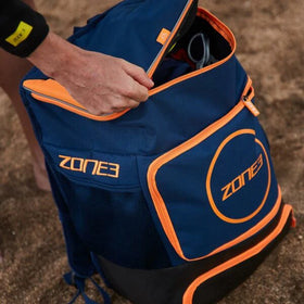 Transition Backpack - Navy/Orange