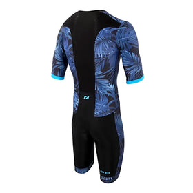 Zone 3 Men’s Activate+ Tropical Palm Short Sleeve Trisuit