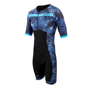 Zone 3 Men’s Activate+ Tropical Palm Short Sleeve Trisuit