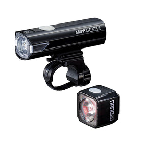 Cateye AMPP 400S and NANO 60 Combo Light (Black)