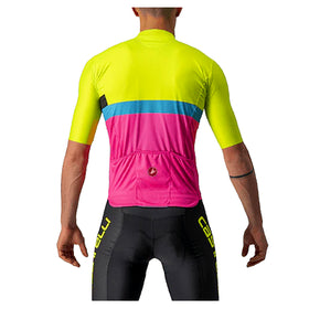 BLOCCO JERSEY-ELECTRIC-LIME/BLACK-BLUE-MAGENTA FLUO