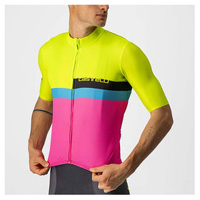 BLOCCO JERSEY-ELECTRIC-LIME/BLACK-BLUE-MAGENTA FLUO