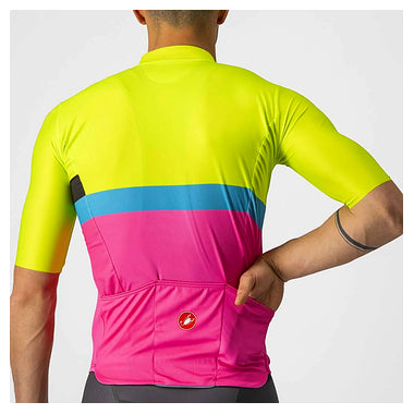 BLOCCO JERSEY-ELECTRIC-LIME/BLACK-BLUE-MAGENTA FLUO
