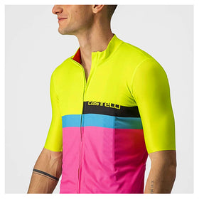 BLOCCO JERSEY-ELECTRIC-LIME/BLACK-BLUE-MAGENTA FLUO