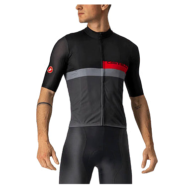 BLOCCO JERSEY-LIGHT BLACK/RED-DARK GRAY